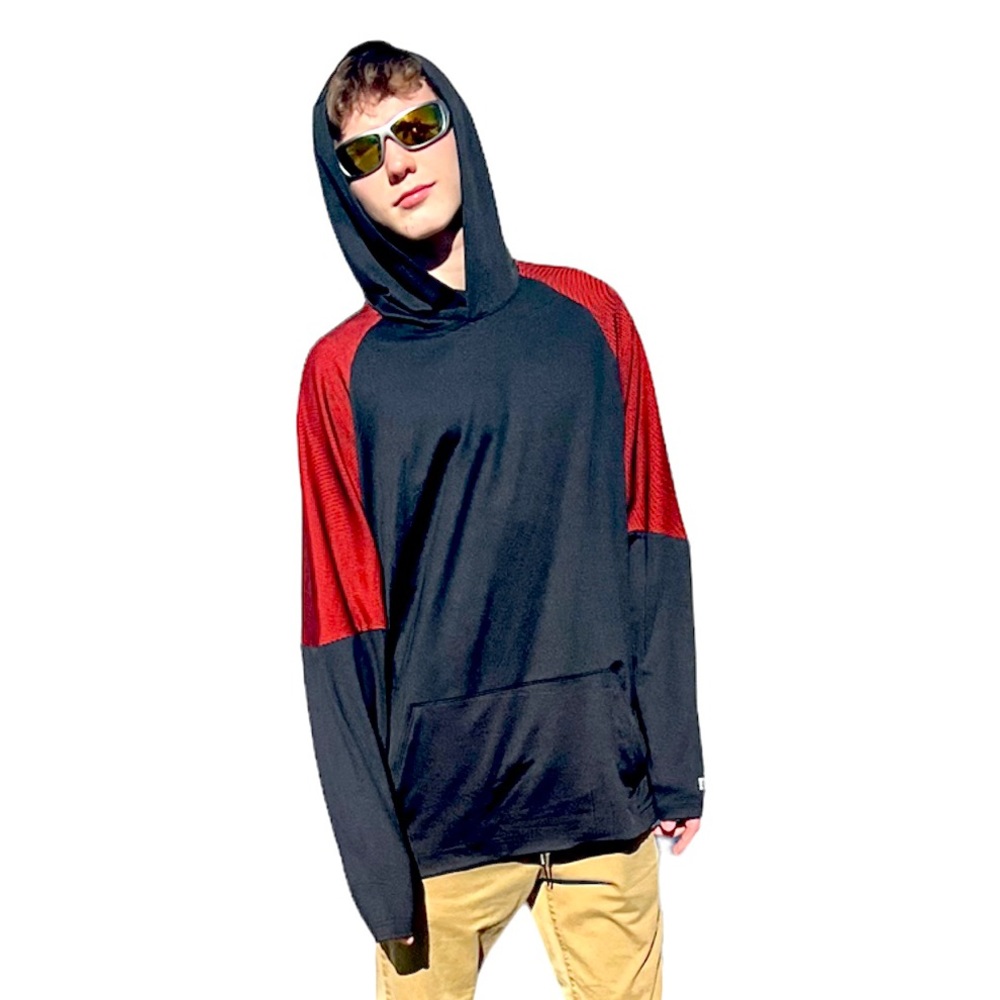 - Russell Athletic XXL Colorblock Jersey Hoodie! NEW!